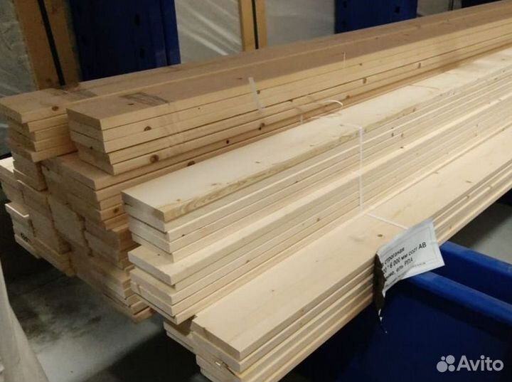 Доска строганая 28*95*2000 мм сорт AB скругление