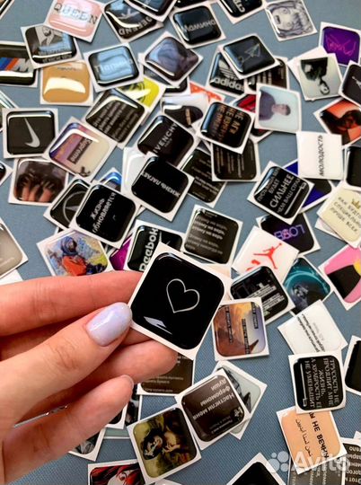 Объёмные наклейки 3D стикеры с Вашим дизайном