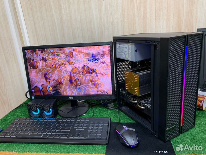 Игровой компьютер в сборе