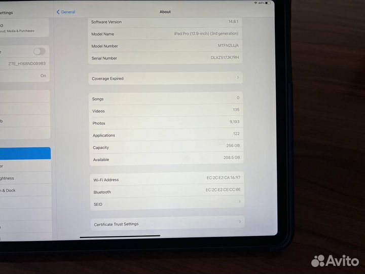 iPad pro 12 9 2018