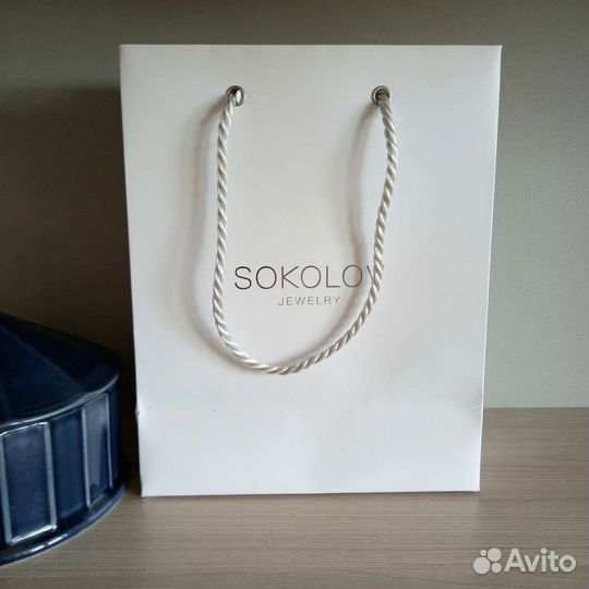 Кольцо sokolov с бирками