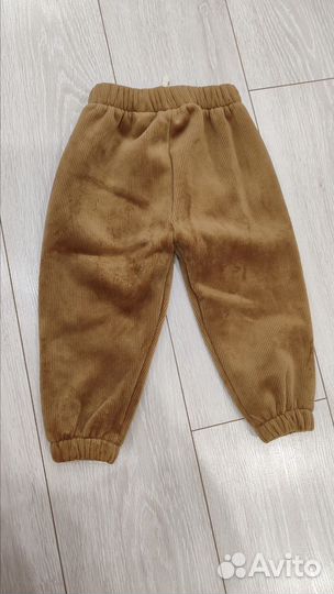 Штаны -джоггеры утепленные 86-92
