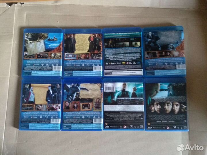Blu ray диски Гарри Поттер все 8 фильмов