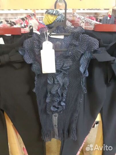 Школьные блузки для девочки размер 152