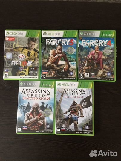 Диски на xbox 360
