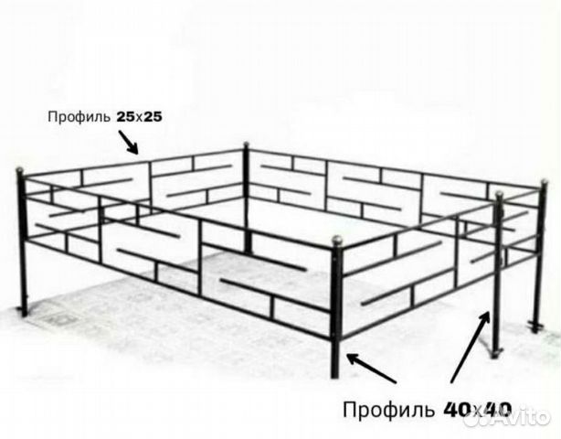 Оградки на кладбище