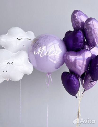 Воздушные шары на выписку из роддома