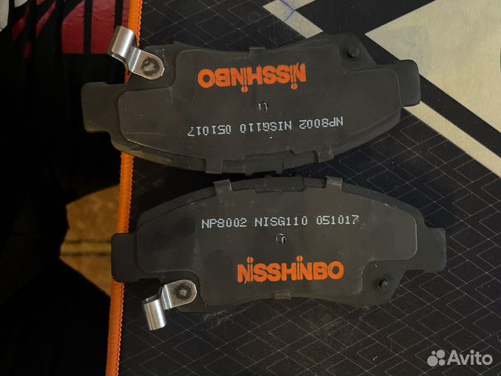 Тормозные колодки honda