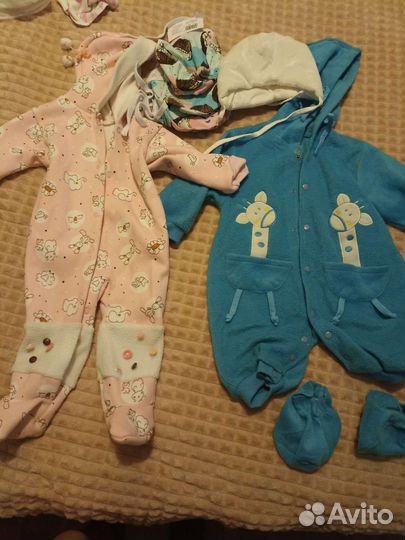 Детские вещи пакетом от 0 до года