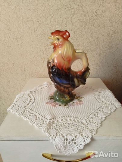 Петушок фарфоровый
