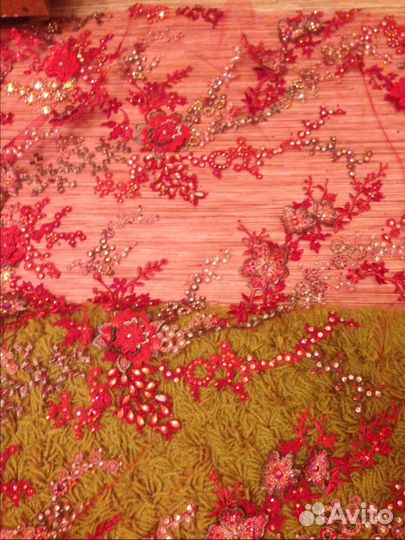 Продам ткань кружево на сетке