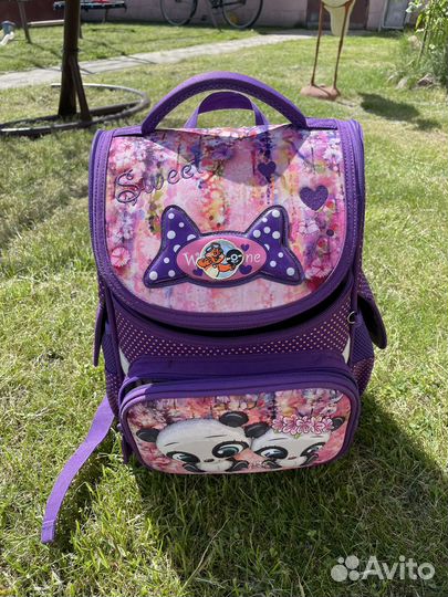 Рюкзак школьный для девочки бу