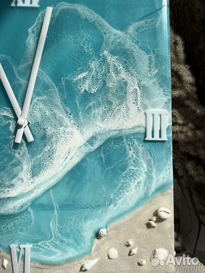 Часы настенные / ручная работа 30х30 см