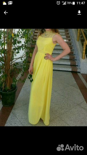 Платье шифоновое