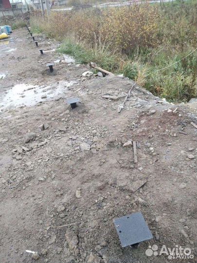 Установка винтовых свай
