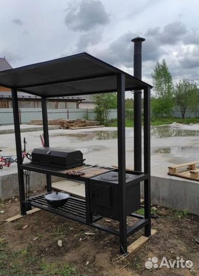 Мангал С крышей
