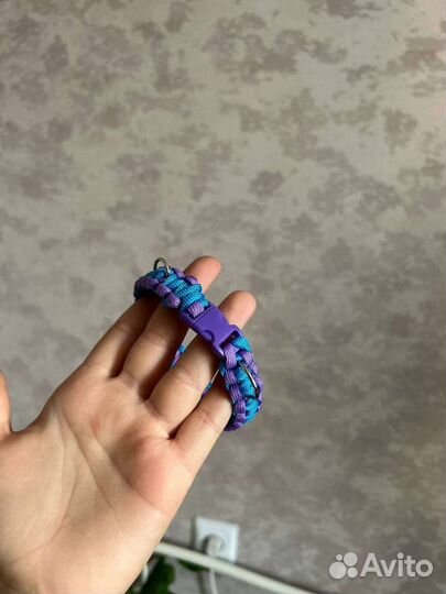 Ошейник для собак ручной работы из паракорда