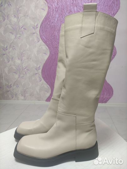 Сапоги женские натуральная кожа 40 размер