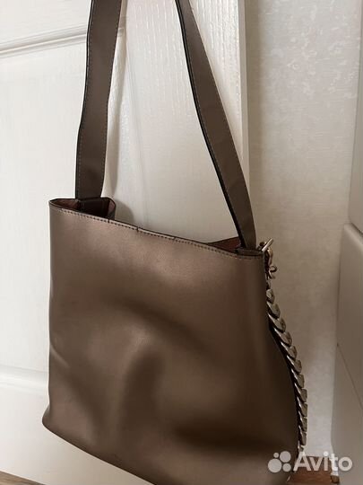 Сумка кожаная снежная королева