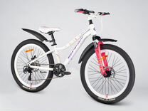 Велосипед sitis daisy 24" 7sp (2024) White-Pink-Pu