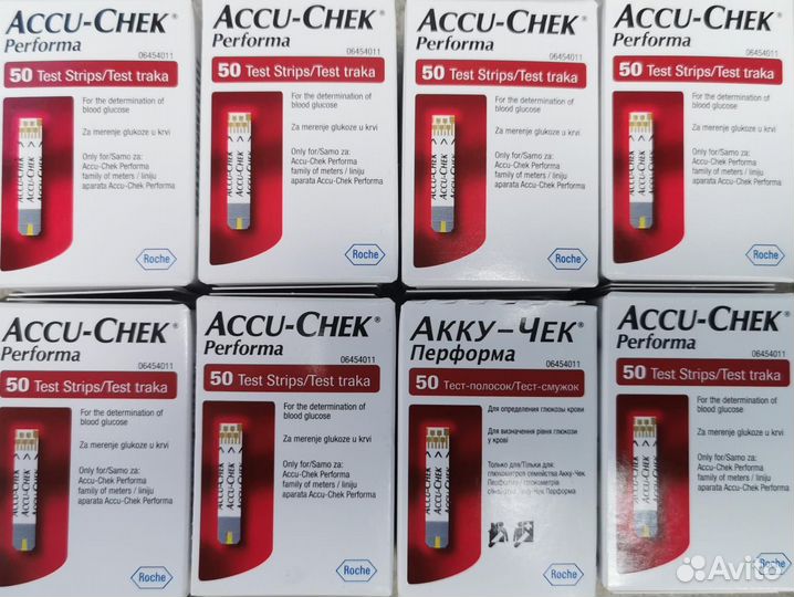 Тест полоски Accu Chek Performa