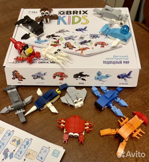 3Д Конструктор qbrix kids для детей