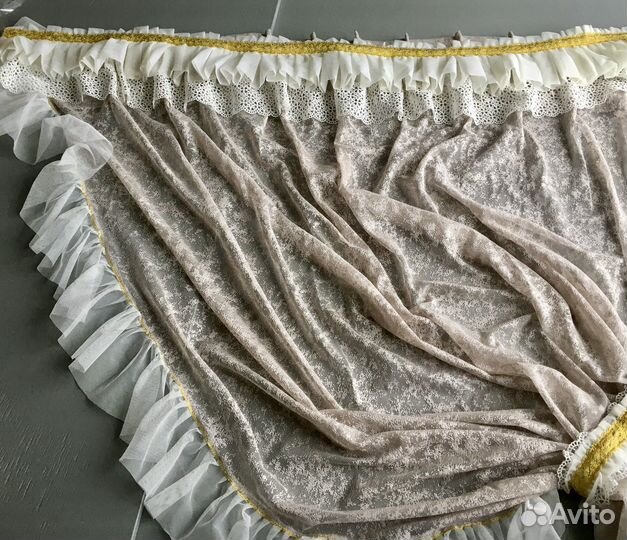 Комплект для декора окна новый(фото в интерьере)