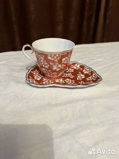 Чайная пара фарфор на 2 персоны.Китай