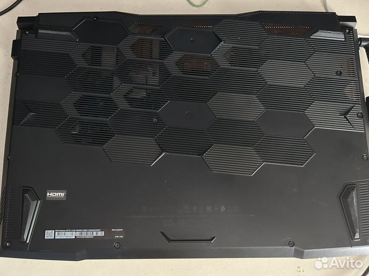 Игровой ноутбук msi katanaGF76 11UD