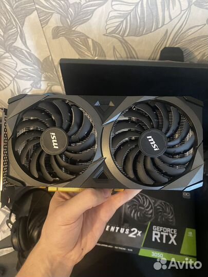 Видеокарта MSI GeForce RTX 3050 ventus 2X OC