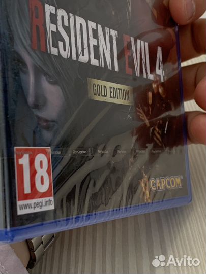 Resident Evil 4 remake Gold edition PS5 новый диск