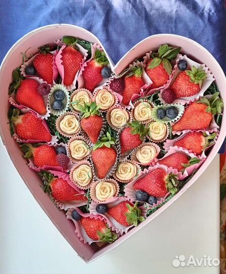 Подарочный набор клубника шоколад