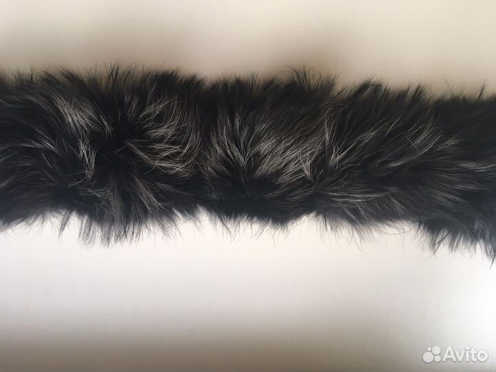 Меховой воротник енот