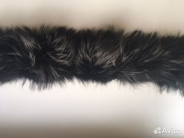Меховой воротник енот