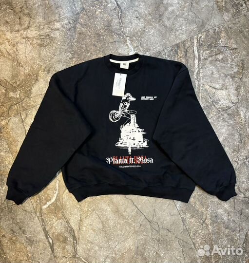 Свитшот Planta rosa, новый L
