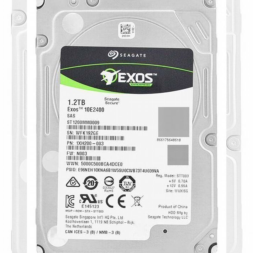 [ST1200MM0009] Жесткий Диск Seagate 1,2tb 10 Sas 2,5 St1200mm0009