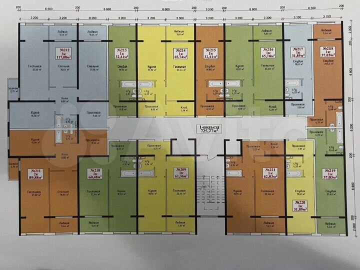 2-к. квартира, 89 м², 15/15 эт.