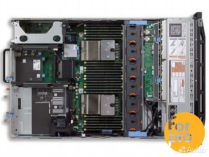 Сервер dell R720 8SFF 2xE5-2630v2 48GB, H710