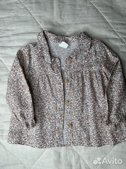 Рубашка для девочки hm размер 74