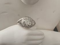 Кольцо с природным бриллиантом 2,35 карат, МГУ