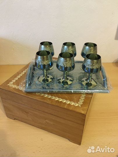 Набор рюмок 6 шт Цирконий