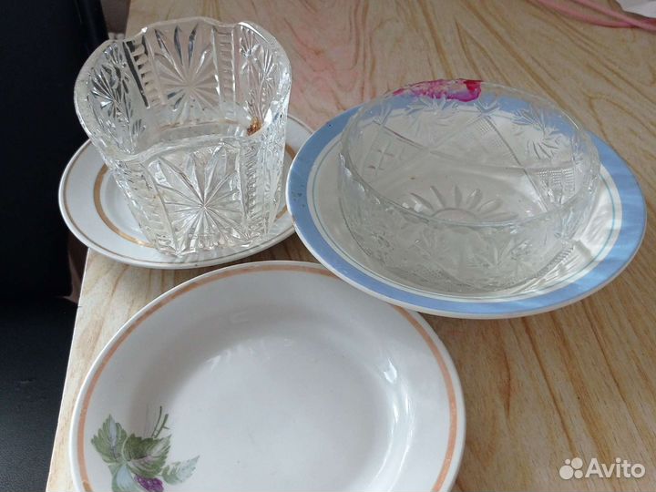 Набор столовой посуды бу