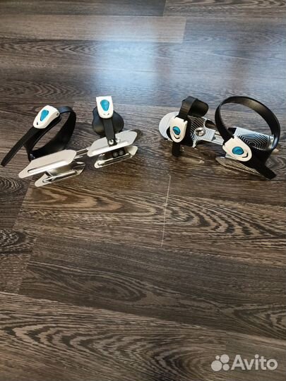 Детские раздвижные двухполозные коньки