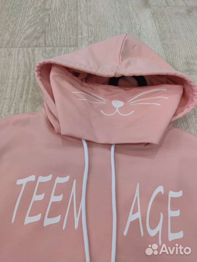 Толстовка с капюшоном для девочки