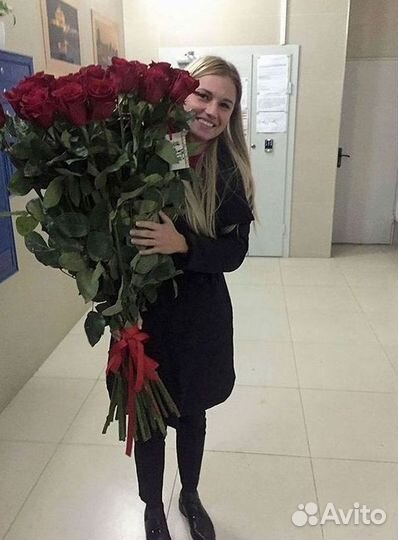 Высокие Розы Гиганты Доставка Круглосуточно