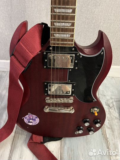 Электрогитара epiphone sg G400 worn cherry