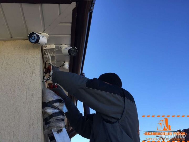 Видеонаблюдение установка