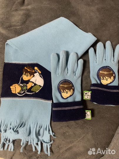 Шарф и перчатки Ben 10 (бен тен)