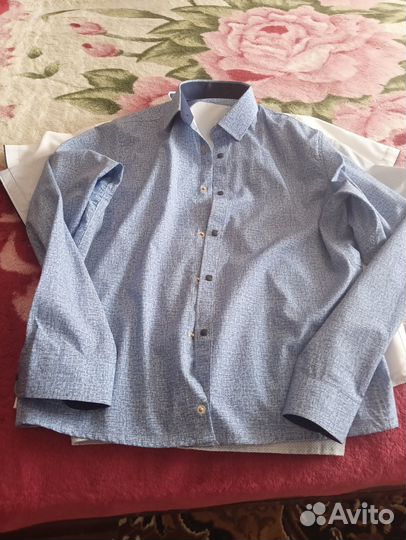 Рубашки для мальчика новые р. 158 -3штуки