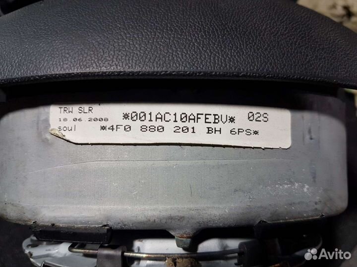 Подушка водителя audi a6 c6